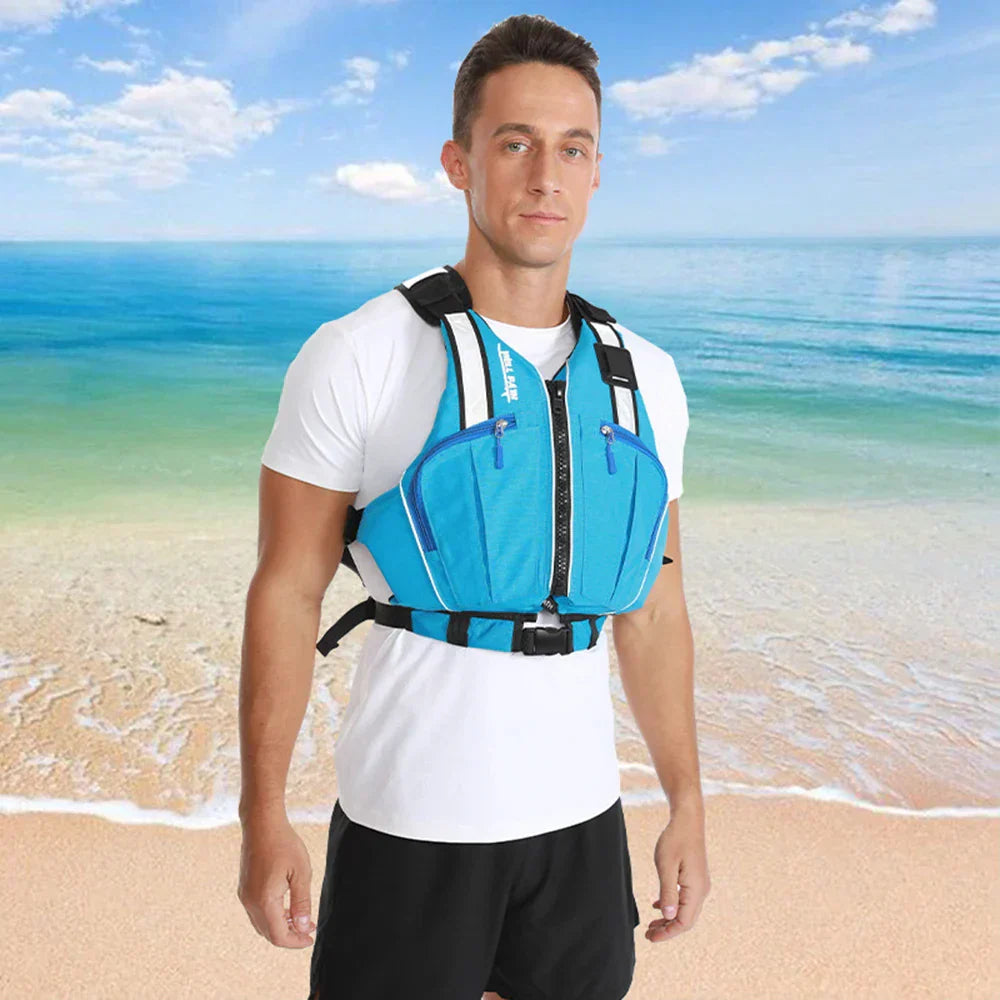 OBA Professional Life Jacket – Adjustable Safety Vest for Surfing, Boating & Rafting