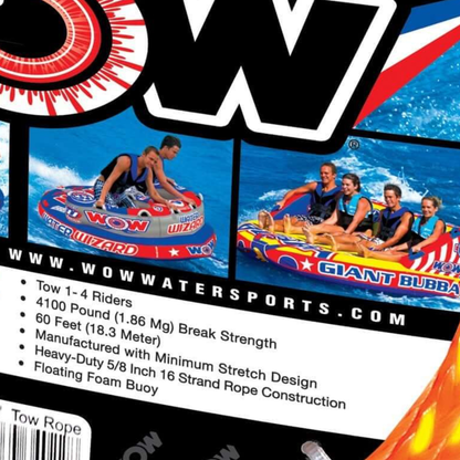 WOW Watersports 4K 60' Tow Rope