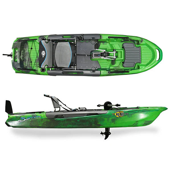 3 Waters Big Fish 103 – Pedal Drive Fishing Kayak (Sit-On-Top)