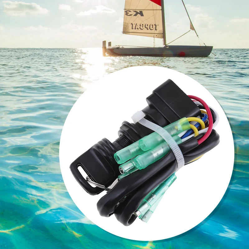 Universal Boat Ignition Key Switch Assembly for Yamaha 40–60HP