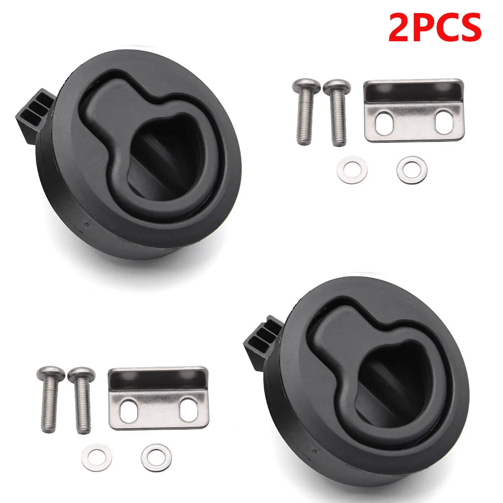 Boat Deck Hatch Flush Pull Slam Latch – Marine Grade Stainless Steel