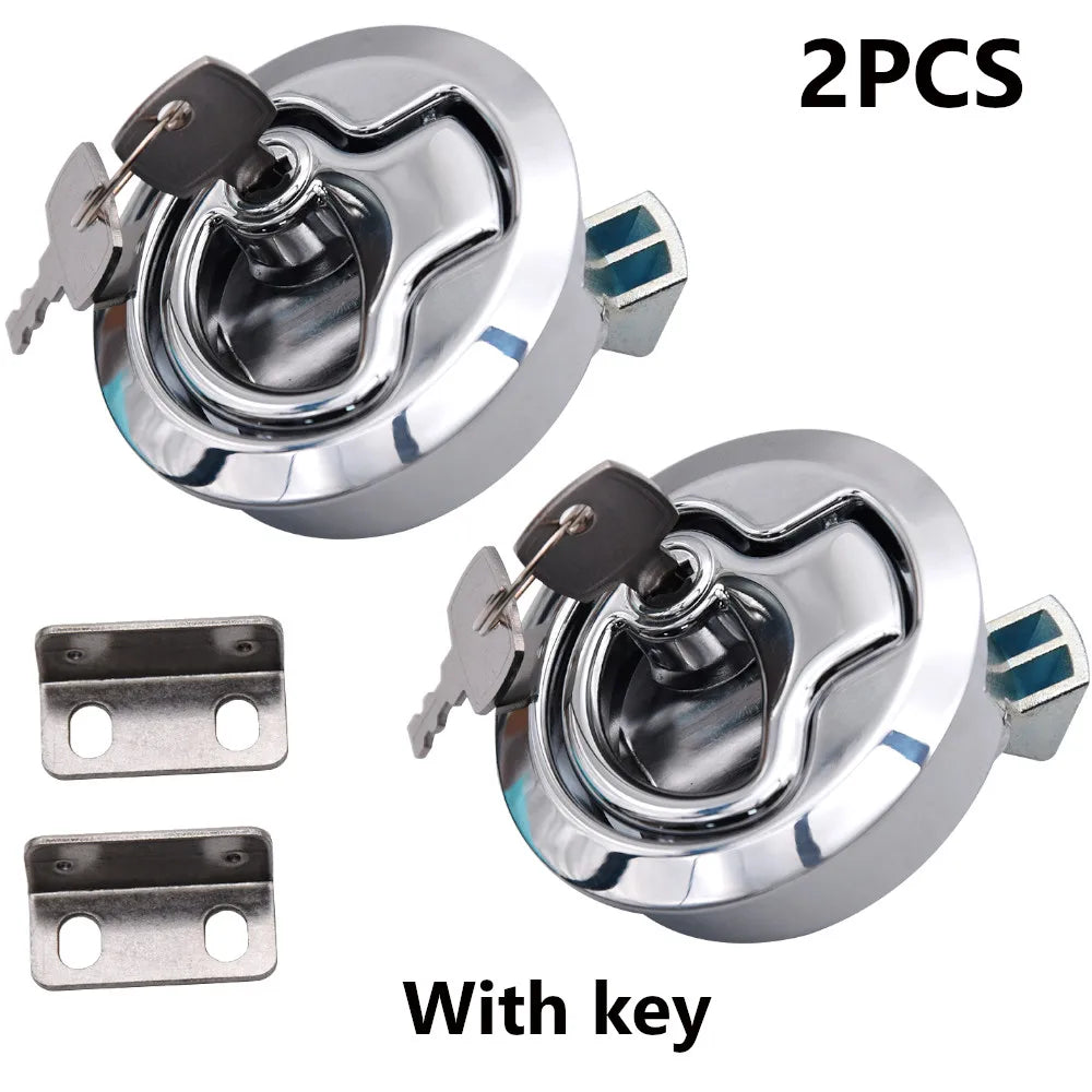 Boat Deck Hatch Flush Pull Slam Latch – Marine Grade Stainless Steel