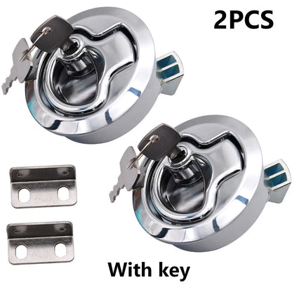 Boat Deck Hatch Flush Pull Slam Latch – Marine Grade Stainless Steel