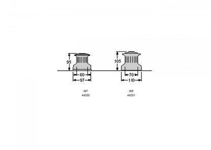 Antal Standard Winch –W7/ W8 /W16 – Aluminium – Different Speed
