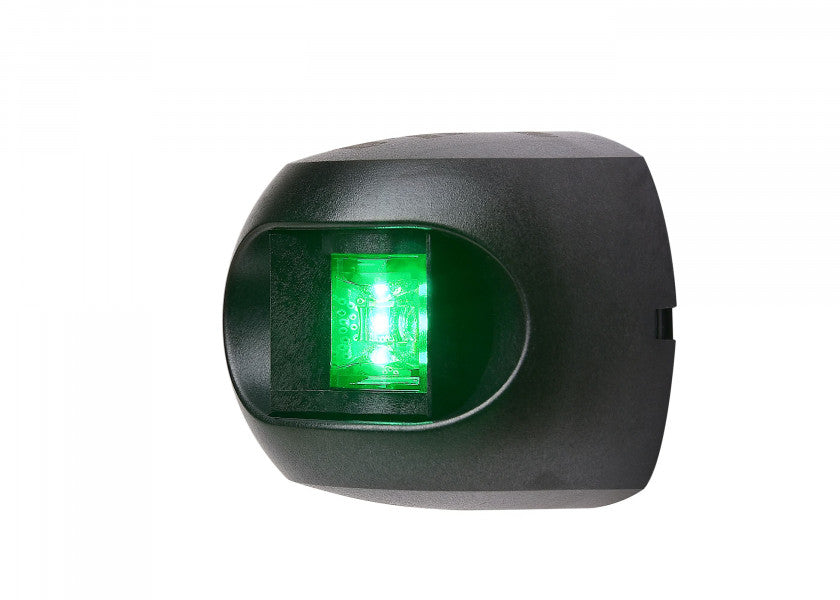 Aqua Signal Series 34 LED Starboard Light – White & Black Housing