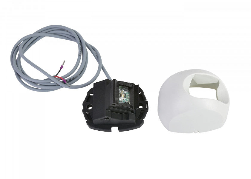 Aqua Signal Series 34 LED Starboard Light – White & Black Housing