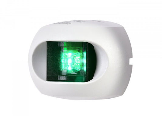 Aqua Signal Series 34 LED Starboard Light – White & Black Housing