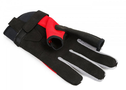 Musto Essential Sailing Gloves – Short Finger – Red / Black