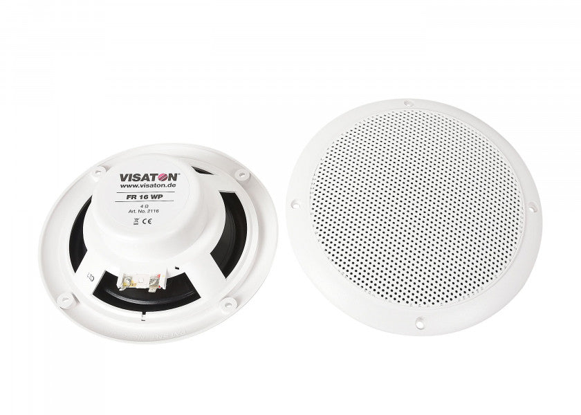 VISATON Waterproof Marine Speakers – (Pair) – White & Black