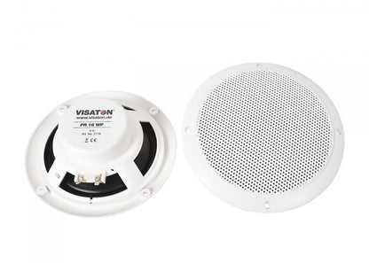 VISATON Waterproof Marine Speakers – (Pair) – White & Black