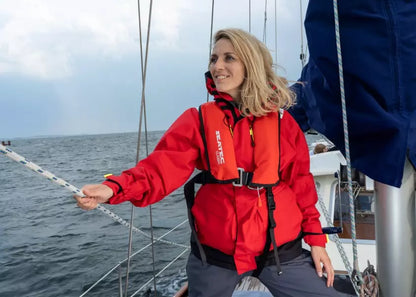 SEATEC Classic 165N Automatic Life Jacket – Red & Black