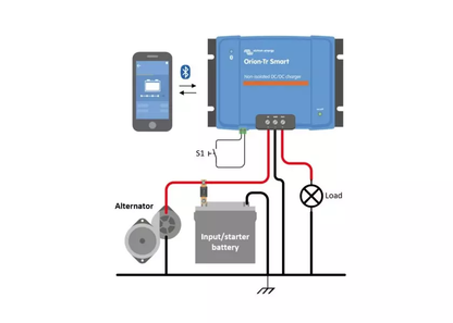 Victron Orion-TR Smart Battery-to-Battery Charger – 12V to 12V / 30A (Non-Isolated DC-DC Charger)