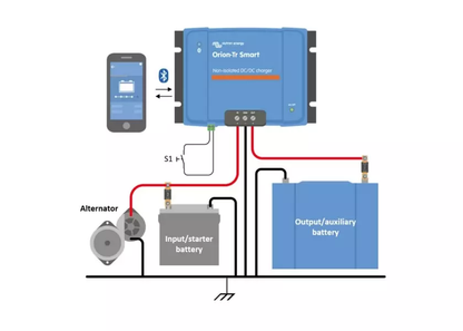 Victron Orion-TR Smart Battery-to-Battery Charger – 12V to 12V / 30A (Non-Isolated DC-DC Charger)