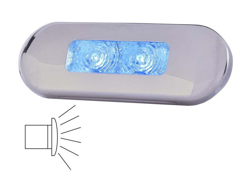 HELLA Marine LED Step Light – Different Colors, 12/24V