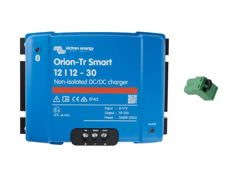 Victron Orion-TR Smart Battery-to-Battery Charger – 12V to 12V / 30A (Non-Isolated DC-DC Charger)
