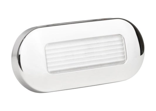 SEATEC LED Stairway Light – Chrome Plated – White / Warm White – 12V