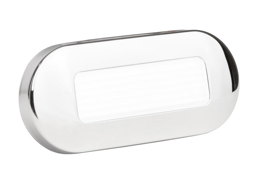 SEATEC LED Stairway Light – Chrome Plated – White / Warm White – 12V