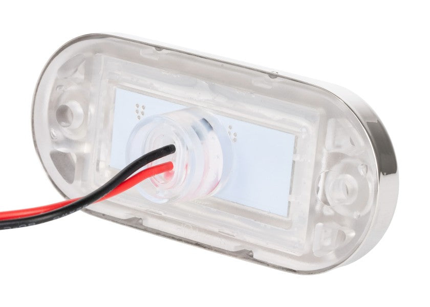 SEATEC LED Stairway Light – Chrome Plated – White / Warm White – 12V