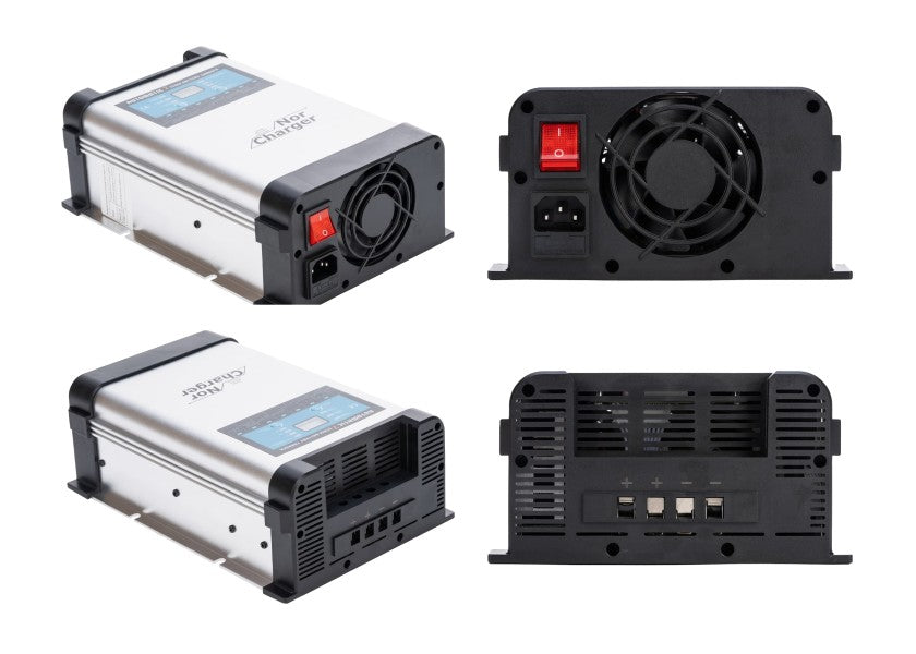 12V 60A Marine Battery Charger – 2 Charging Outputs | NorCharger