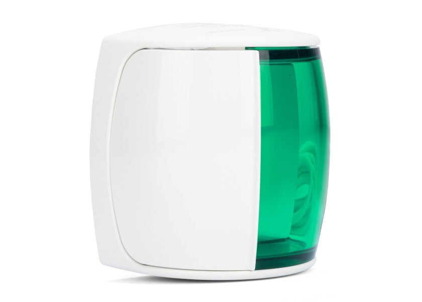 Hella Marine NaviLED PRO Starboard Navigation Light – White & Black Housing (Wheel-Mark Certified)