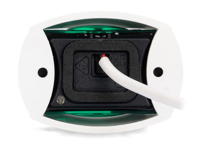 Hella Marine NaviLED Starboard Navigation Lamp – White & Black Housing