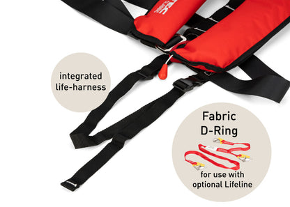 SEATEC Classic 165N Automatic Life Jacket – Red & Black