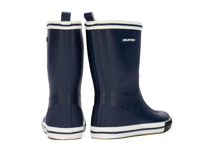 SEATEC BREMEN Rubber Sailing Boots – Short Shaft / Unisex – Navy Blue