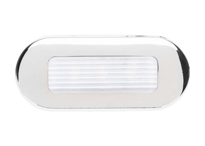 SEATEC LED Stairway Light – Chrome Plated – White / Warm White – 12V