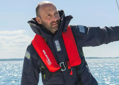 SEATEC Classic 165N Automatic Life Jacket – Red & Black