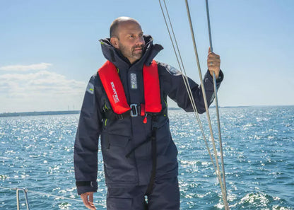 SEATEC Classic 165N Automatic Life Jacket – Red & Black