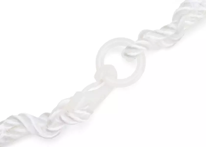 SEAGO Horseshoe Lifebuoy – White – With Bracket & SOLAS Light
