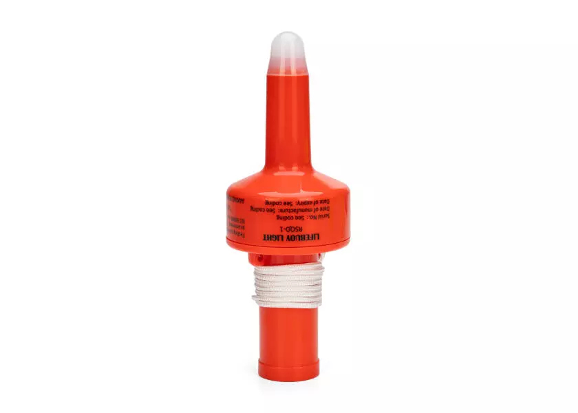 SEAGO Horseshoe Lifebuoy – White – With Bracket & SOLAS Light