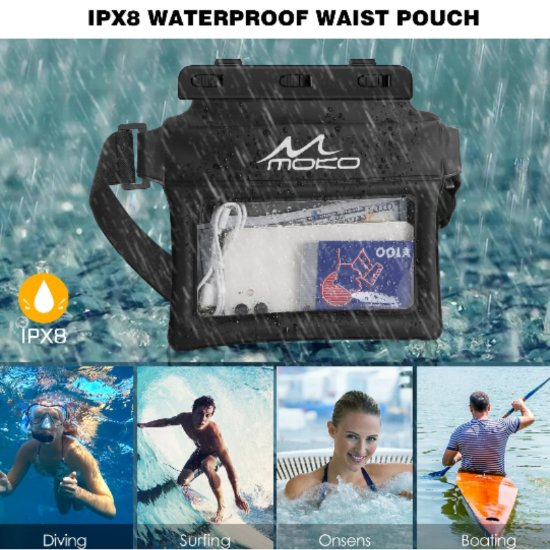 NNEOBA Waterproof Floating Phone Pouch – Dry Bag for Water Sports