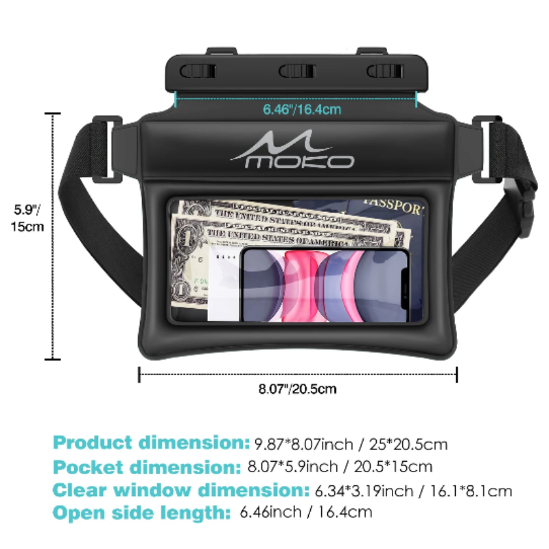 NNEOBA Waterproof Floating Phone Pouch – Dry Bag for Water Sports